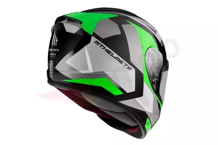 MT Helmets Blade 2 SV Finishline Integral-Motorradhelm schwarz/grau/grün L-3