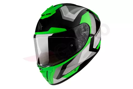 MT Helmets Blade 2 SV Finishline casco integral de moto negro/gris/verde S - MT11187293604/S