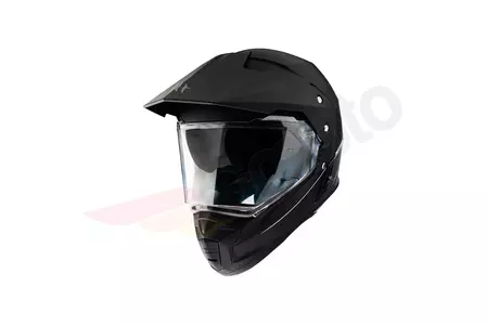 MT Helmets enduro motorcykelhjälm Synchrony Duosport vindruta svart matt L-1