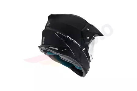 MT Helmets Enduro-Motorradhelm Synchrony Duosport Windschutzscheibe schwarz matt L-3