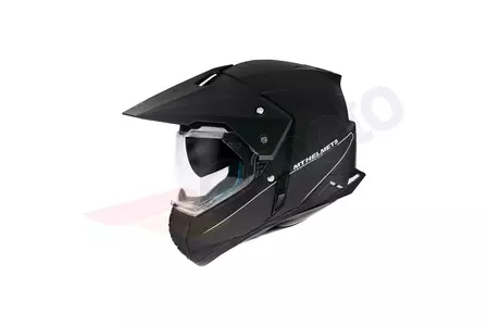 MT ķiveres enduro motociklu ķivere Synchrony Duosport vējstikls melns matēts M-2