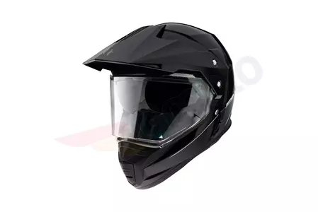 Kask motocyklowy enduro MT Helmets Synchrony Duosport szyba blenda czarny połysk L-1