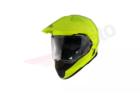 Kask motocyklowy enduro MT Helmets Synchrony Duosport szyba blenda żółty fluo L-1