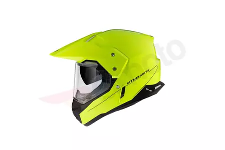 MT Helmets enduro mootorratta kiiver Synchrony Duosport tuuleklaas kollane fluo L-2