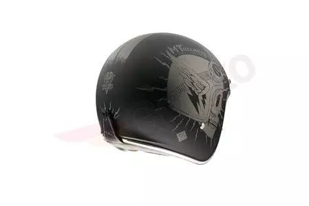 MT Helmets Le Mans 2 kereskedő nyitott arcú motoros sisak fekete/szürke matt M-3