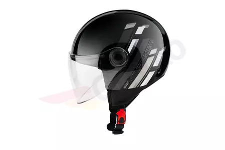 MT Helmets Street Scope motorcykelhjelm med åbent ansigt sort/grå M-2