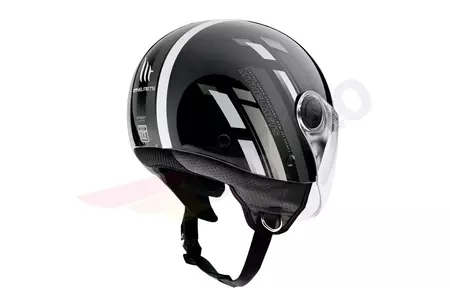 MT Helmets Street Scope offenes Gesicht Motorradhelm schwarz/grau S-3