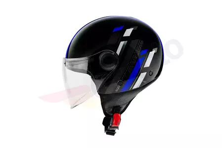 Kask motocyklowy otwarty MT Helmets Street Scope czarny/niebieski L-2