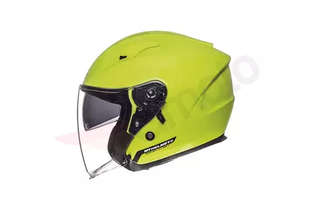 MT Helmets Avenue casque moto ouvert avec visière jaune fluo M-2