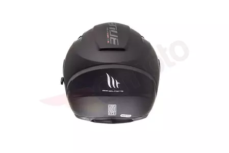 MT Čelade Avenue motoristična čelada z odprtim obrazom in vizirjem črna mat M-3
