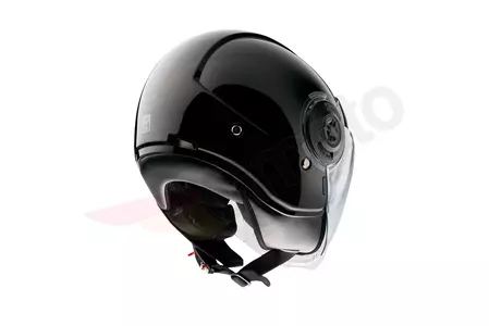 Kask motocyklowy otwarty MT Helmets Viale SV Break z blendą czarny/szary M-3