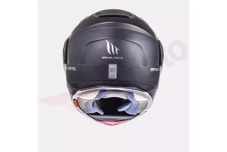 MT Helmets Atom motociklistička puna kaciga s vizirom, mat crna M-3