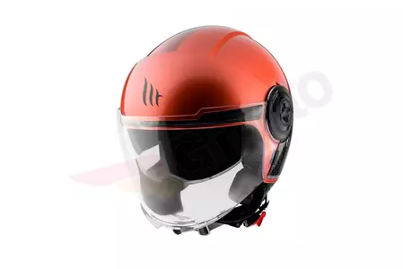 Kask motocyklowy otwarty MT Helmets Viale SV Break czerwony połysk M-1