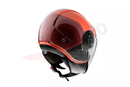 Kask motocyklowy otwarty MT Helmets Viale SV Break czerwony połysk M-3