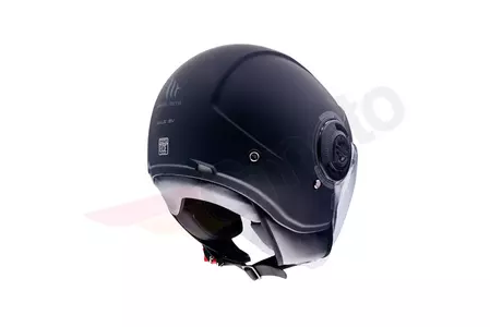 Kask motocyklowy otwarty MT Helmets Viale SV Solid czarny mat M-3