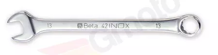 BETA Klucz płasko-oczkowy 15x15mm INOX