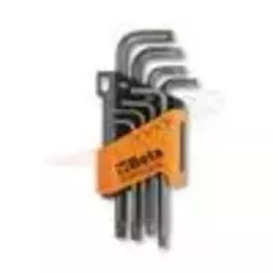 BETA Set manipulatiebestendige Torx L-sleutels 8st - 97RTX/SC8