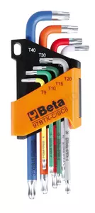 BETA Komplet kluczy trzpieniowych z kulistą końcówką 8szt