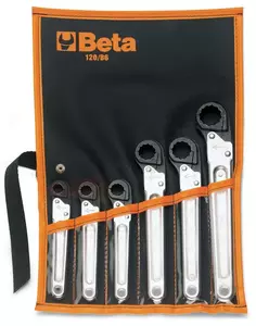 BETA Komplet kluczy oczkowych 10-22mm 6szt - 120/B6