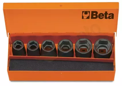BETA Σετ κρουστικών υποδοχών 1/2 13-24mm 6τμχ
