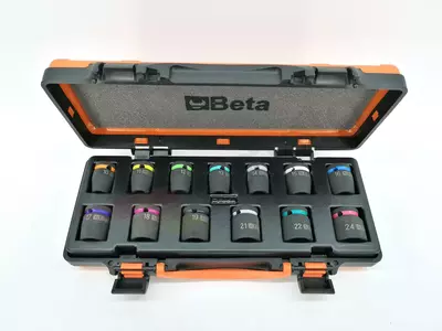 BETA Σετ καρυδάκια 1/2 με χρωματικό κώδικα 12 τεμάχια
