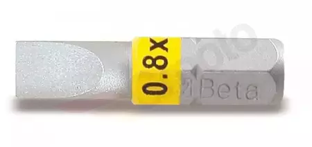 BETA Końcówka wkrętakowa płaska z kolorowym oznaczeniem 0.5x3mm