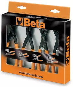 Set di pinze per anelli di sicurezza BETA - 1031/S4