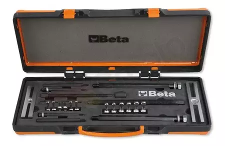 BETA Комплект от 2 двураменни екстрактора и сачмени накрайници - 1547/C6
