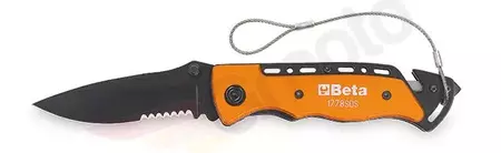 Nůž BETA s řezačem bezpečnostních pásů a hrotem na rozbíjení skla HS - 1778SOS-HS