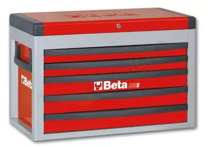 Boîte à outils BETA C23S 5 tiroirs rouge - 2300/C23SR