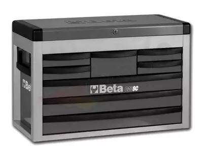 BETA Verktygslåda C23SC 8 lådor grå - 2300/C23SCG