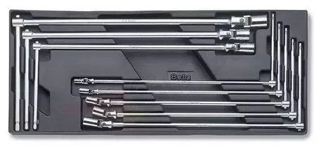 BETA Set dopsleutels met scharnier - 2424/T63