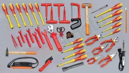 Conjunto BETA de 46 ferramentas isoladas para utilização em engenharia eléctrica - 5980MQ