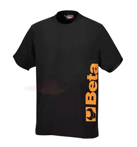 BETA T-shirt bawełna czarny 7549N L