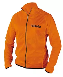 BETA Nepromokavá bunda s dlouhým rukávem oranžová M - 095420043