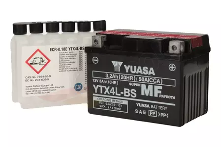 Akumulator bezobsługowy 12V 4 Ah Yuasa YTX4L-BS