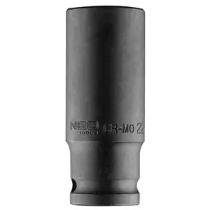 Rázová hlavice NEO 1/2 dlouhá 22 x 78 mm Cr-Mo - 12-322