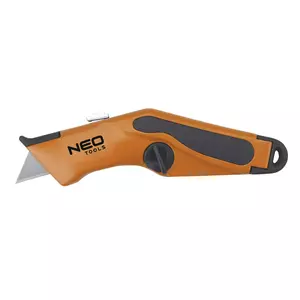 Couteau NEO avec lame trapézoïdale corps métallique - 63-701