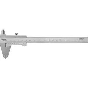 NEO Messschieber mit DIN-Zertifikat 150 mm aus Edelstahl - 75-001