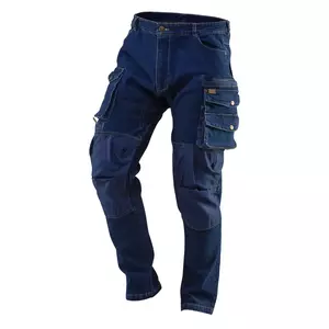 Pantaloni de lucru NEO DENIM întăriți la genunchi mărimea M - 81-228-M