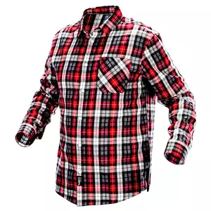 NEO Koszula flanelowa krata czerwono-czarno-biała rozmiar XL