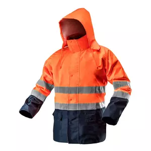 NEO Nepremočljiva opozorilna delovna jakna oranžna velikost M - 81-721-M