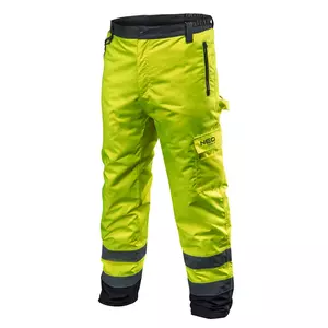 NEO Warming opozorilne delovne hlače rumene velikosti XL - 81-760-XL