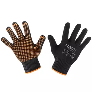NEO Работни ръкавици от памук и полиестер на точки размер 10 - 97-620-10
