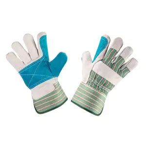 Работни ръкавици NEO split cowhide grey 10.5-1