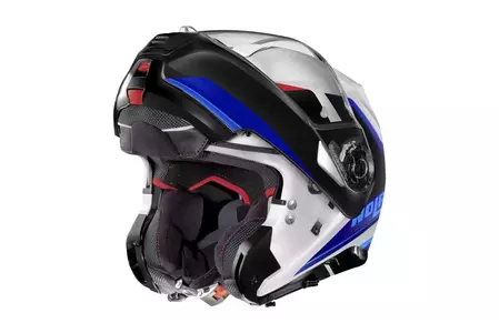 Nolan N100-5 Hilltop N-COM Metal White XXS motociklistička kaciga za cijelo lice-4