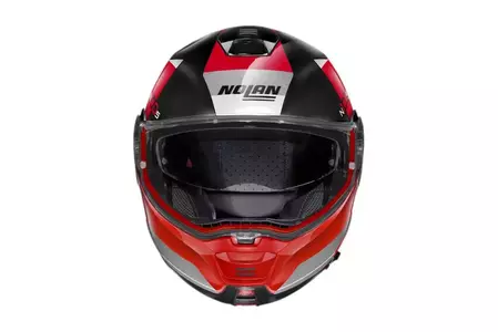 Nolan N100-5 Hilltop N-COM Negro Brillante XXS casco de moto mandíbula-3