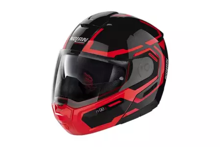 Nolan N90-3 Driller N-COM Glossy Black XXS motociklistička kaciga koja pokriva cijelo lice - N93000531-025-XXS