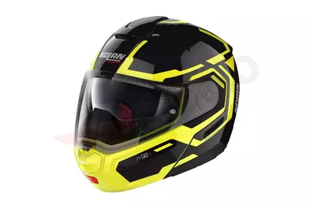 Nolan N90-3 Driller N-COM Glossy Black XXS motociklistička kaciga koja pokriva cijelo lice - N93000531-026-XXS