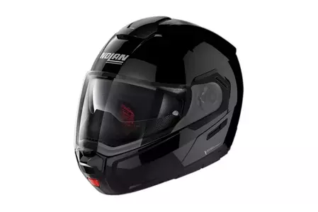 Nolan N90-3 Classic N-COM Negro Brillante S casco de moto mandíbula - N93000027-003-S